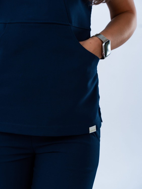 Bluza medyczna damska scrubs Slim granat