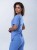Bluza medyczna damska scrubs BASIC SMOKY BLUE