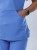 Bluza medyczna damska scrubs Slim Smoky Blue, niebieska