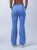 Spodnie medyczne damskie scrubs DZWONY SMOKY BLUE