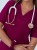 Bluza medyczna damska scrubs BASIC RUBIN