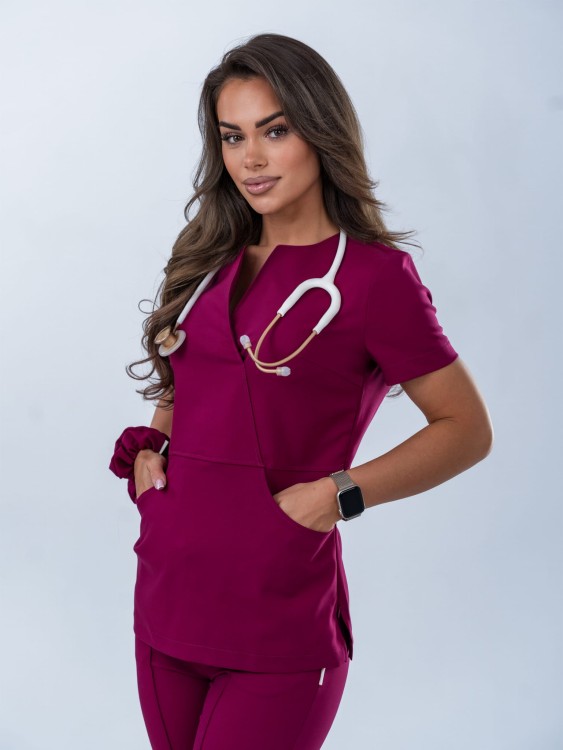 Bluza medyczna damska scrubs Slim Rubin