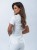Bluza medyczna damska scrubs Slim White, biała