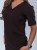 Bluza medyczna damska scrubs czekolada