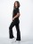 Bluza medyczna damska scrubs BASIC CZARNA
