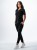 Bluza medyczna damska scrubs BASIC CZARNA