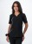 Bluza medyczna damska scrubs BASIC CZARNA