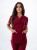 Bluza medyczna damska scrubs SLIM BORDO