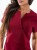 Bluza medyczna damska scrubs SLIM BORDO