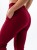 Spodnie medyczne damskie scrubs PROSTE BORDO
