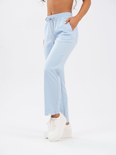 Spodnie medyczne damskie scrubs COMFY BABY BLUE