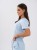 Bluza medyczna damska scrubs COMFY BABY BLUE