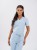 Bluza medyczna damska scrubs COMFY BABY BLUE