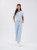 Bluza medyczna damska scrubs COMFY BABY BLUE