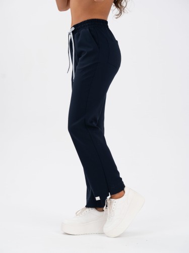 Spodnie medyczne damskie scrubs COMFY GRANAT
