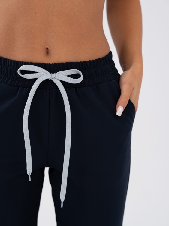 Spodnie medyczne damskie scrubs COMFY GRANAT