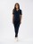 Bluza medyczna damska scrubs granat,granatowa