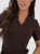 Bluza medyczna damska scrubs COMFY CZEKOLADA