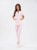 Bluza medyczna damska scrubs Slim powder pink, pudrowy róż