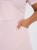 Bluza medyczna damska scrubs Slim powder pink, pudrowy róż