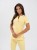 Bluza medyczna damska scrubs Slim Sunny banana, żółty, masełkowy
