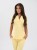 Bluza medyczna damska scrubs Slim Sunny banana, żółty, masełkowy