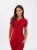 Bluza medyczna damska scrubs Slim Cherry red, czerwona