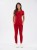 Bluza medyczna damska scrubs Slim Cherry red, czerwona