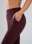 Spodnie medyczne damskie scrubs ULTRA PROSTE CHOCO PLUM