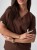 Bluza medyczna damska scrubs BASIC CINNAMON BROWN