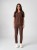 Bluza medyczna damska scrubs BASIC CINNAMON BROWN