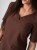 Bluza medyczna damska scrubs BASIC CINNAMON BROWN