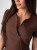 Bluza medyczna damska scrubs SLIM CINNAMON BROWN