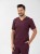 Bluza medyczna męska scrubs BASIC ŚLIWKA W CZEKOLADZIE