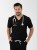 Bluza medyczna męska scrubs BASIC CZARNA