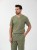 Bluza medyczna męska scrubs BASIC OLIVE
