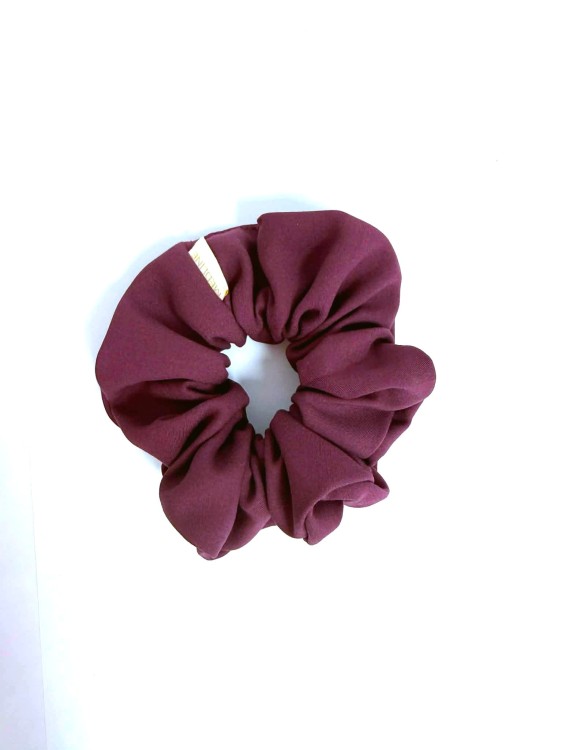 Scrunchie Śliwka w czekoladzie