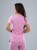 Bluza medyczna damska scrubs SLIM CANDY PINK