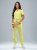 Spodnie medyczne damskie scrubs COMFY LIMONKA
