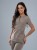Bluza medyczna damska scrubs SLIM MOKKA