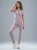 Bluza medyczna damska scrubs SLIM ROSY NUDE