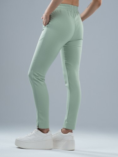 Spodnie medyczne damskie scrubs PROSTE MATCHA LATTE