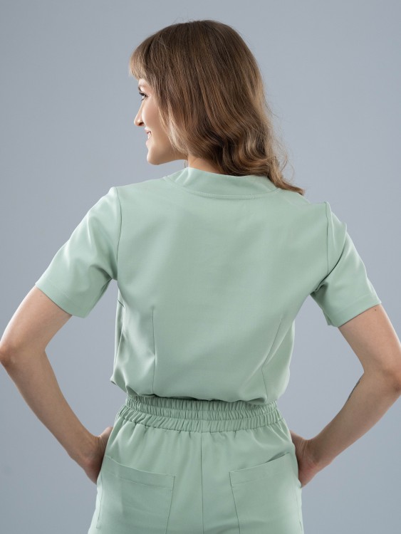 Bluza medyczna damska scrubs COMFY MATCHA LATTE