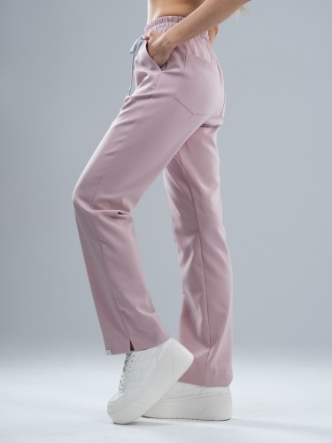 Spodnie medyczne damskie scrubs COMFY ROSY NUDE