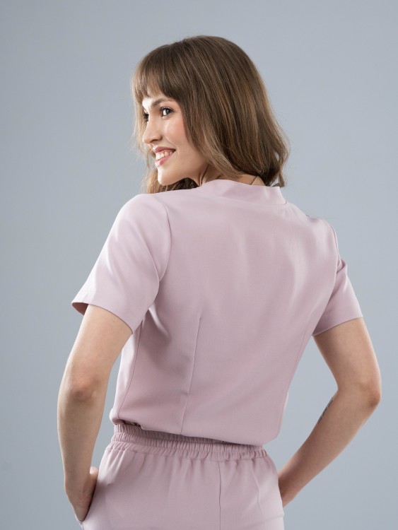 Bluza medyczna damska scrubs COMFY ROSY NUDE