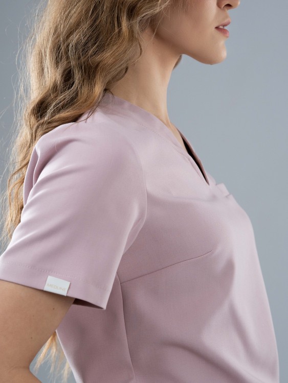 Bluza medyczna damska scrubs COMFY ROSY NUDE