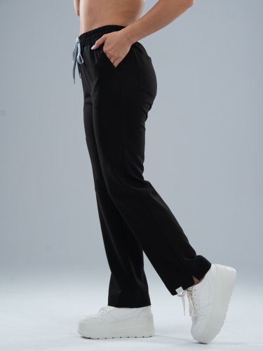 Spodnie medyczne damskie scrubs COMFY CZARNE