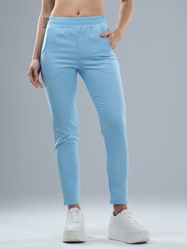 Spodnie medyczne damskie scrubs PROSTE SKY BLUE