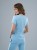 Bluza medyczna damska scrubs SLIM SKY BLUE