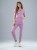 Spodnie medyczne damskie scrubs PROSTE PARIS PINK